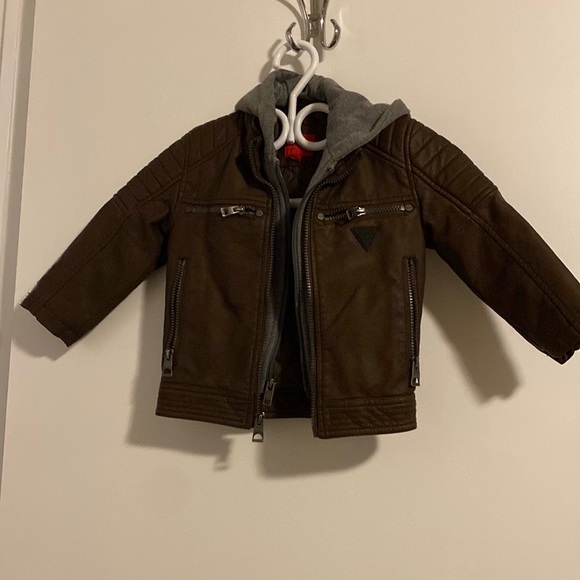 Guess size 3 boys jacket with removable hoodie - Picture 1 of 8